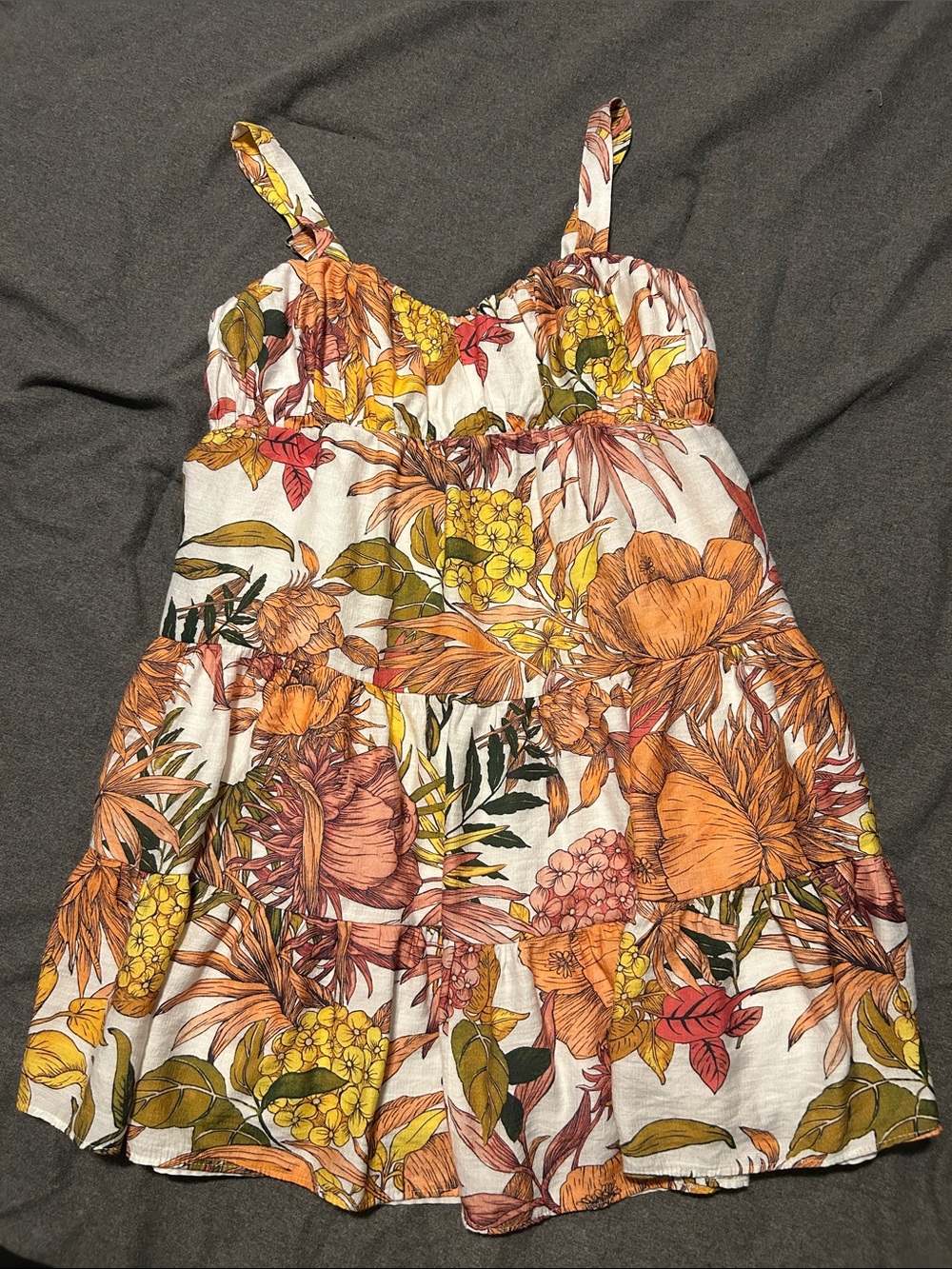Express Floral adjustable -Strap Sundress